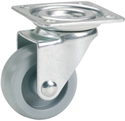 dörner + helmer Zwenkwiel Wieldiameter: 25 mm Draagvermogen (max.): 15 kg 1 stuk(s)