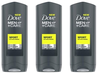 Dove Douchegel Men – Care Sport Active Fresh - 3 x 400 ml