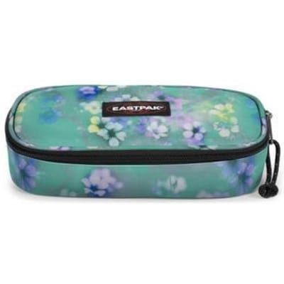 Eastpak Oval Single Floral Fade Aqua Pennenzakken en -etui's