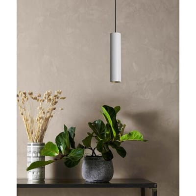 KS Verlichting - hanglamp - Cylin - Wit - GU10 - plafondlamp - dimbaar - hanglampen eetkamer - aluminium
