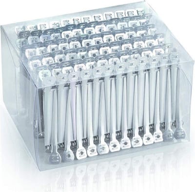 HairCare - Metalen haarklem - haarclip - 55 mm - Haarclips - 144 stuks - Kapper