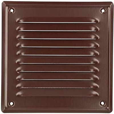 Ventilatierooster voor Open Haard - 165x165 mm Afvoerrooster voor Insectenbescherming