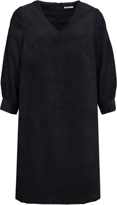 Senso - zwarte ribfluwelen jurk Drigi - maat 36