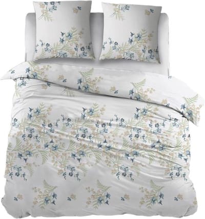 Snoozing Gwenny Dekbedovertrek - Tweepersoons - 200x200/220 cm - Blauw