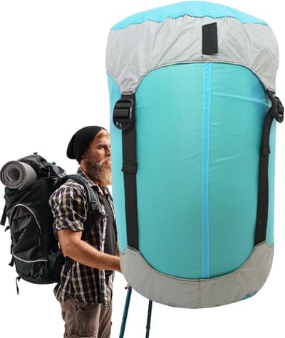 Compressie Zakken - Opbergzakken Pakzakken - Reizen Kamperen - Waterdicht Scheurbestendig - Verschillende Maten - Blauw