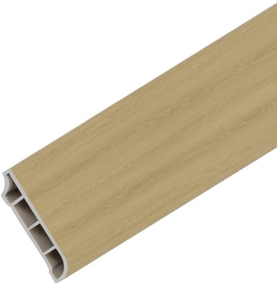 DutchLine - SPC Plint - Zacht Eik Warm Grijs - 2400x60x12mm