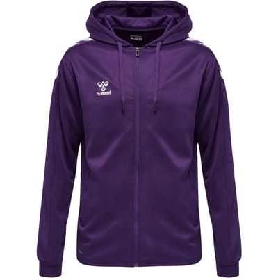Hummel Hoodie Hmlcore Xk Poly Zip Hood Sweat Acai/White-XL