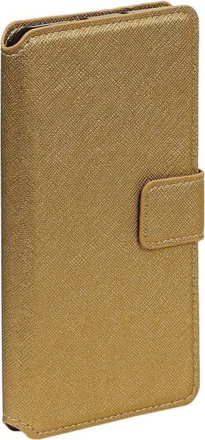 BestCases.nl Goud Samsung Galaxy S4 mini I9190 TPU wallet case booktype hoesje HM Book