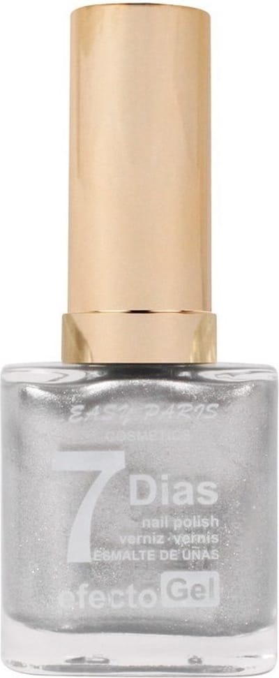 Easy Paris - Nagellak - Zilver Mini Glitter/Shimmer/Metallic - 1 flesje met 13 ml inhoud - Nummer 053