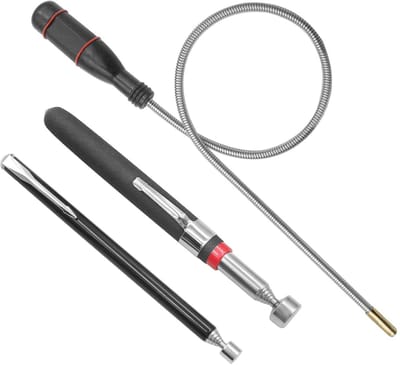Telescopische Stang en Magnetische Grijper Set - 3 Stuks - Flexibele Magneetlifter voor Kleine Metaalobjecten