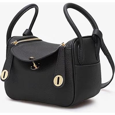 Dames Tas van Top Grain Leer, Lente High-End Textuur, Modieus en Licht Luxe, Dames Enkelvoudige Schoudertas, Crossbody Handtas 19*10*14cm