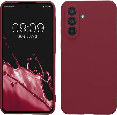 kwmobile telefoonhoesje geschikt voor Samsung Galaxy A56 5G - Hoesje voor smartphone - Precisie camera uitsnede - In bordeaux-violet