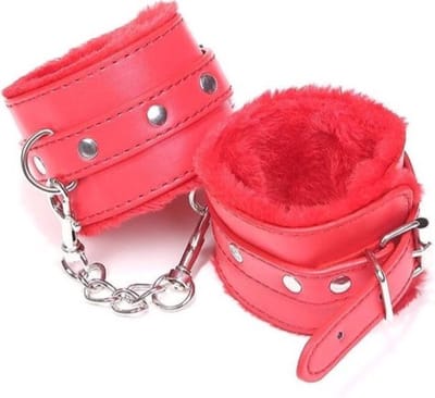 Bondage toys - sexy zachte handboeien - enkelboeien - Volwassenen - seksspeeltjes - bondage - boeienset voor handen en enkel. kleur rood
