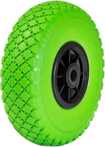 PRIKBESTENDIG - PU geschuimd wiel - diameter Ø 260 mm - velg 75 mm - as 20 mm - draagvermogen 100 kg - 04826201