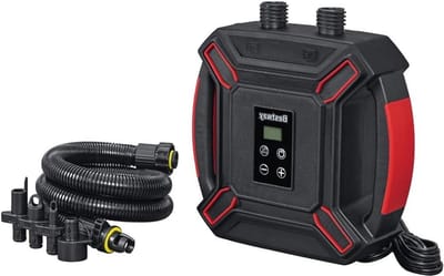 Elektrische Luchtpomp - Sup Pomp - Watersport Accessoires - Automatische Uitschakeling - 0-16 PSI - Zwart