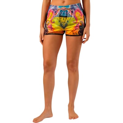 Damesshort Star Beach Wear Sand Off