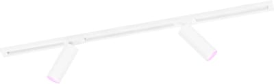 Ledvion - Smart LED Railverlichting 1M + 2 Railspots (4.9W - RGB - Wit - Dimbaar) - 1-Fase