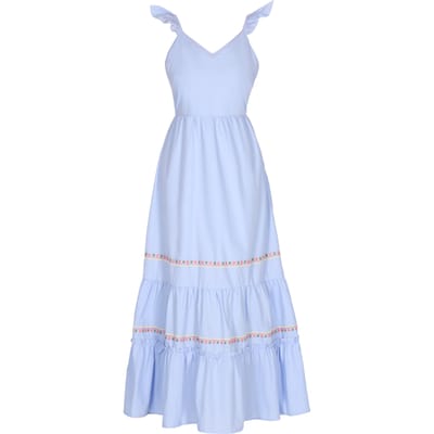 IZIA Jurk Dames blauw