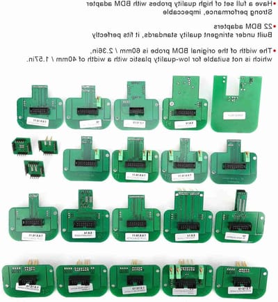 JGS Premium - Chip Tuning Accessory Kit 22 stuks Adapter Set voor KTAG BDM Probe Adapters