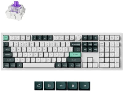 Keychron Q6 HE - Gaming Toetsenbord - 100% - US QWERTY - Magnetisch - Hot Swap - QMK - RGB - Wit