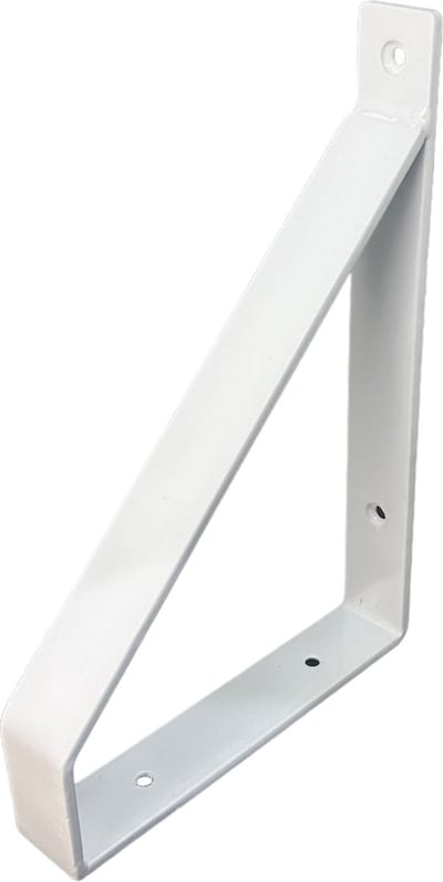 Maison DAM 1x Klassieke Wandsteun - Plankdrager – Voor een plank 15cm – Wit - incl. bevestigingsmateriaal + schroefbit