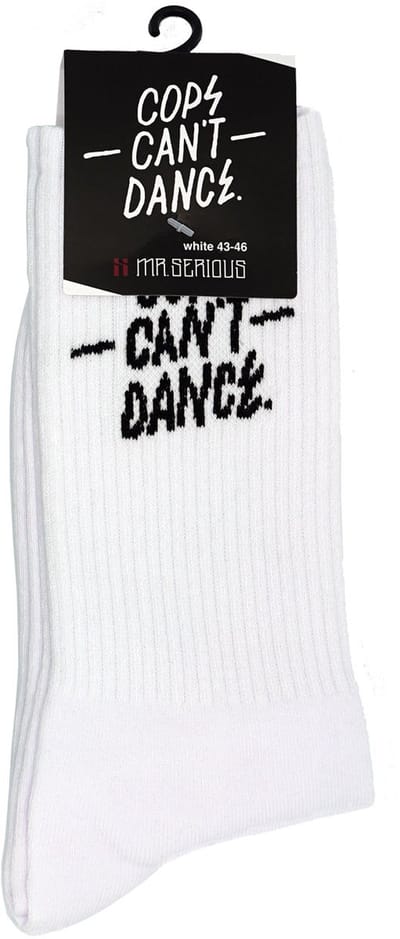 Cops can’t dance socks white