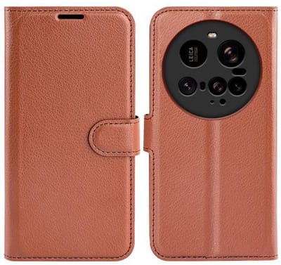 MobyDefend Hoesje - Geschikt voor Xiaomi 15 Ultra - Kunstleren Wallet Book Case (Sluiting Voorkant) - Bruin