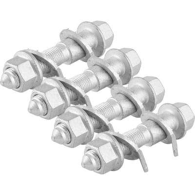 4 stuks 0,67 inch Verstelbare Camberbouten Kit 4 Wielpositionering Uitlijning 10.9 Sterkte