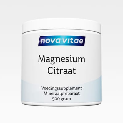 Nova Vitae - Magnesium Citraat - Puur - Poeder - 500 gram