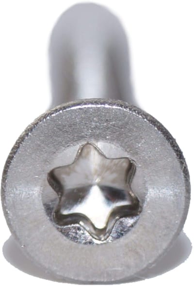 Set van 25 verzonken schroeven met binnenzeskant M5 x 75/75 TX25 ISO 14581 A2 roestvrij staal