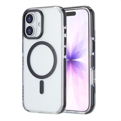 imoshion Hoesje - Geschikt voor iPhone 17 - Combat geschikt voor MagSafe Backcover - Zwart