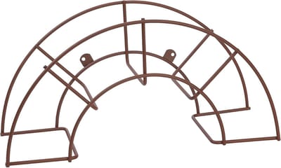 Grote roestvrijstalen slanghouder 46 x 15 x 26 cm