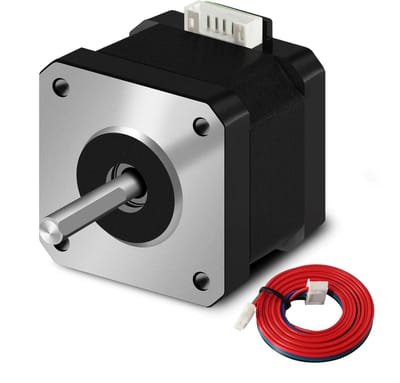 Allecto - Nema 17 Stappenmotor - 1.5A - Hoge Koppel - 39.4 Inch Kabel - 2 Fase - Voor 3D Printers en Machines