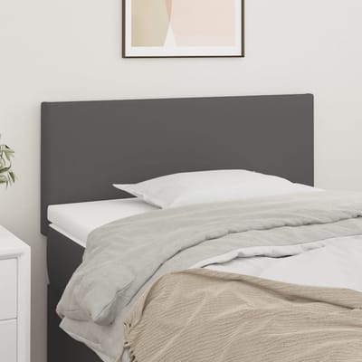 vidaXL - Hoofdbord - 90x5x78/88 - cm - kunstleer - grijs