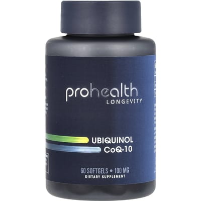 Ubiquinol CoQ-10, 100 mg, 60 zachte capsules