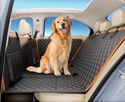 Achterbank Hond Autostoelhoes - Waterdicht, Krabbestendig en Opvouwbaar voor Auto's, Trucks en SUV's - Ideaal voor Reizen en Kamperen