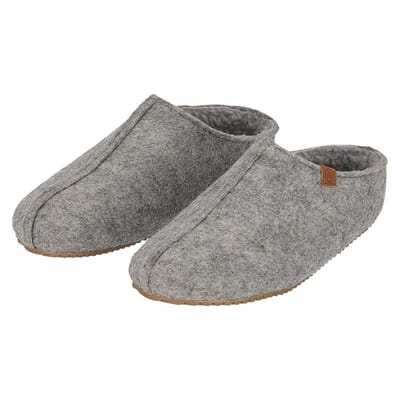Apollo - Pantoffels dames - Grijs - Stevige zool - Maat 37/38 - Pantoffels dames - Sloffen dames - Pantoffels dames maat 37