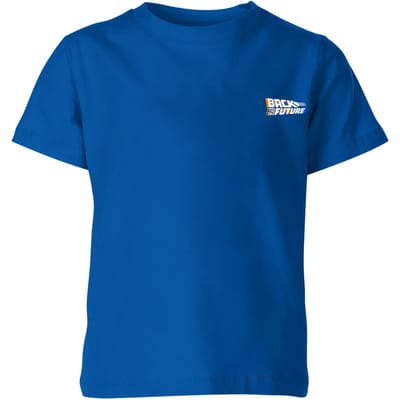 Back To The Future Kids' T-Shirt - Blue - 98/104 (3-4 jaar)