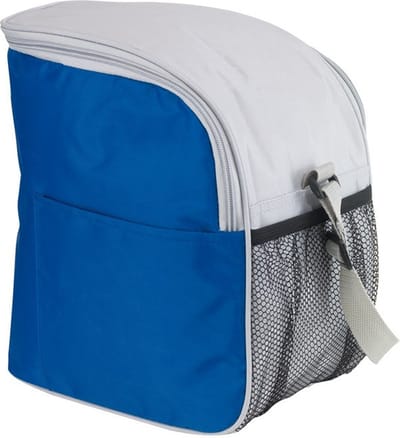 Kleine Koeltas Glaciaal - 23x16x26 cm - 1 vaks - blauw/grijs - 9 liter - lunch tas