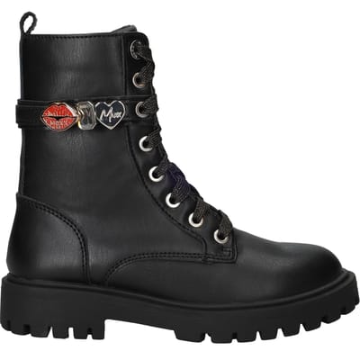 Mexx Veterboots - Meisjes - Zwart - Maat:28