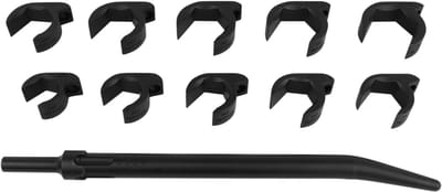 Dopsleutelset - Kraaienvoet Set - Hydraulisch Werk - Heavy Duty Industrieel - 11-delig - Rood