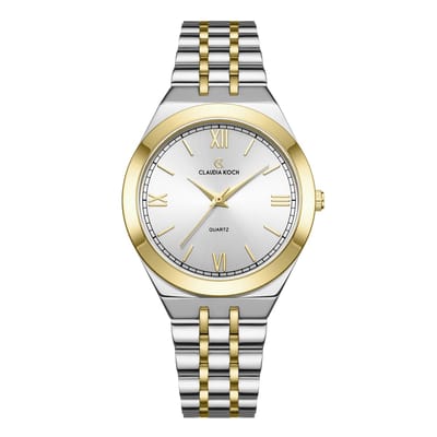 CK Grace – Two-Tone Gold with Silver - ClaudiaKoch Watches CK 1273