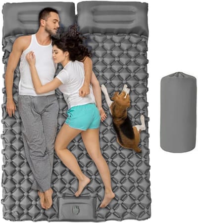 Luchtmatras Camping - Slaapmat Tweepersoons - Buiten Overnachten - Waterdicht Opvouwbaar - 190x120x5cm