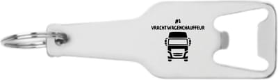 Akyol - de beste vrachtwagenchauffeu flesopener - Vrachtwagen chauffeur - cadeau vrachtwagenchauffeur - leuk cadeau voor de beste cadeau vrachtwagenchauffeur om te geven - verjaardag cadeau vrachtwagenchauffeur - 105 x 25mm