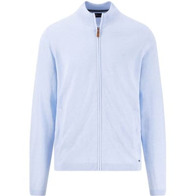 Fynch-Hatton Vest Cotton Knit Zip Air Cotton Summer Breeze / male