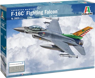 Italeri Modelbouwpakket Vliegtuigen - 2825 Lockheed Martin F-16C Fighting Falcon Plastic - 1:48 - Modelbouw