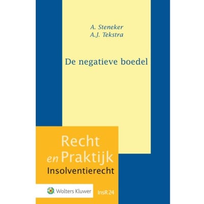 De Negatieve Boedel - A. Steneker