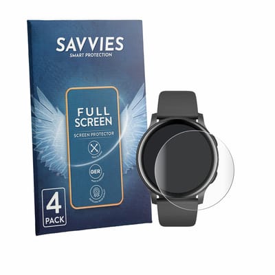 Savvies - Screenprotector voor AcclaFit D2 1.38" - Folie Beschermfolie transparant volledig dekking 4 Stuks