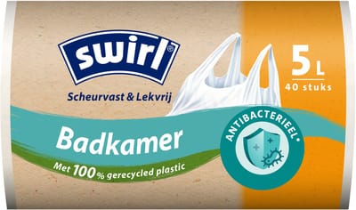 Swirl Vuilniszakken met Handvatten 5 liter 40 stuks