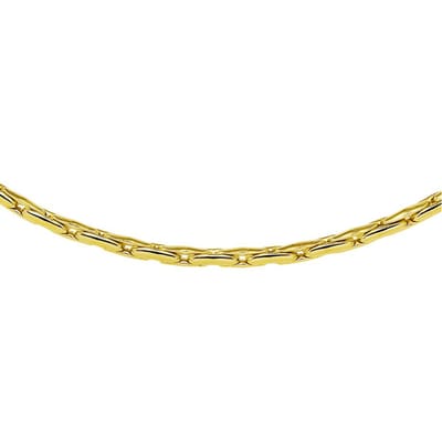 ZilGold Armband 5000123 Geelgoud dubbele Gourmet 10 mm 21 cm